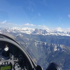 Flugwegposition um 14:51:16: Aufgenommen in der Nähe von 39040 Villnöß, Südtirol, Italien in 3056 Meter
